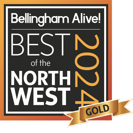 Bellingham Alive Best of the Northwest 2024 Gold winner badge